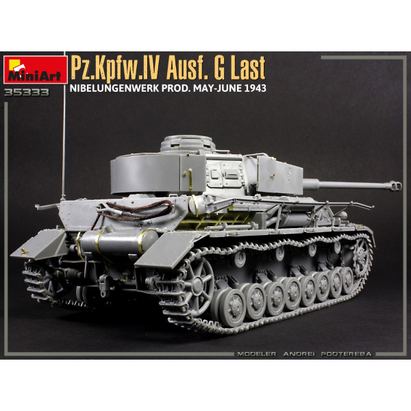 Pz.Kpfw.IV Ausf. G Last / Ausf. H Early. Nibelungenwerk Prod. (Травень - червень 1943). 2 в 1 з інтер'єром 1/35 MiniArt 35333 