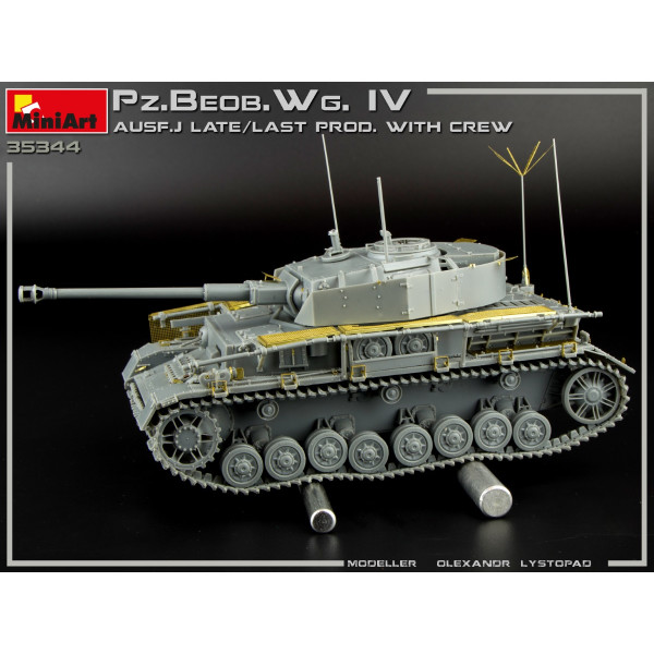 Pz.Beob.Wg.Iv ausf. J пізнє / останнє вироб. 2 в 1 з екіпажем 1/35 MiniArt 35344