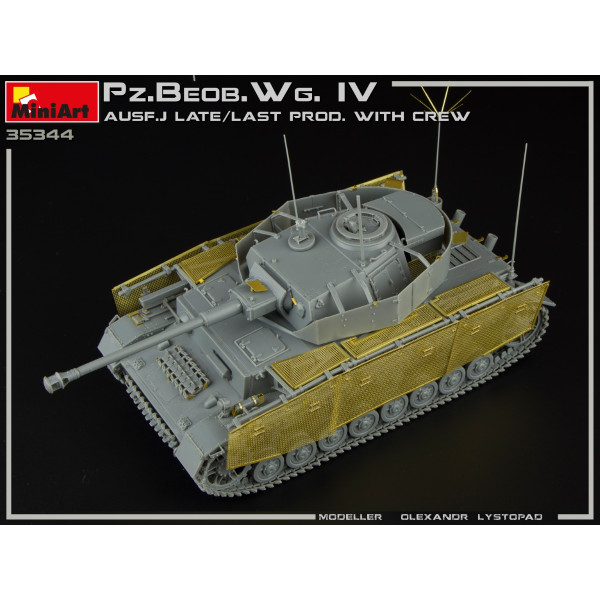 Pz.Beob.Wg.Iv ausf. J пізнє / останнє вироб. 2 в 1 з екіпажем 1/35 MiniArt 35344