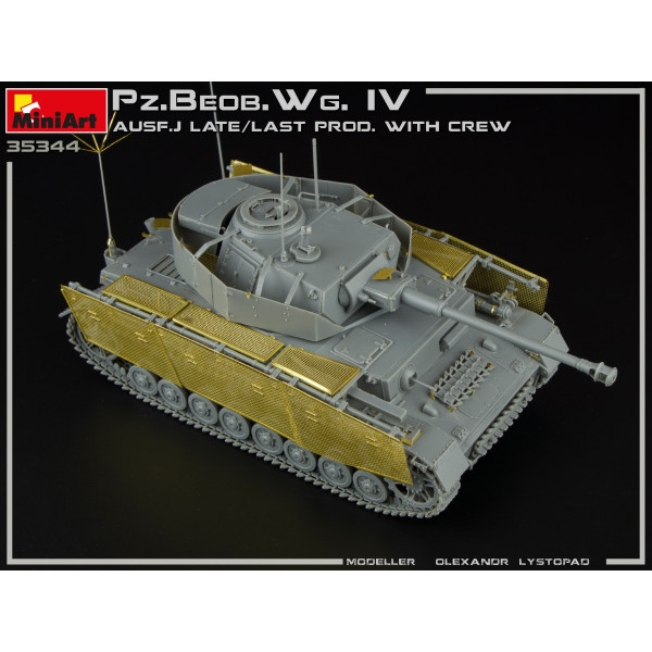 Pz.Beob.Wg.Iv ausf. J пізнє / останнє вироб. 2 в 1 з екіпажем 1/35 MiniArt 35344