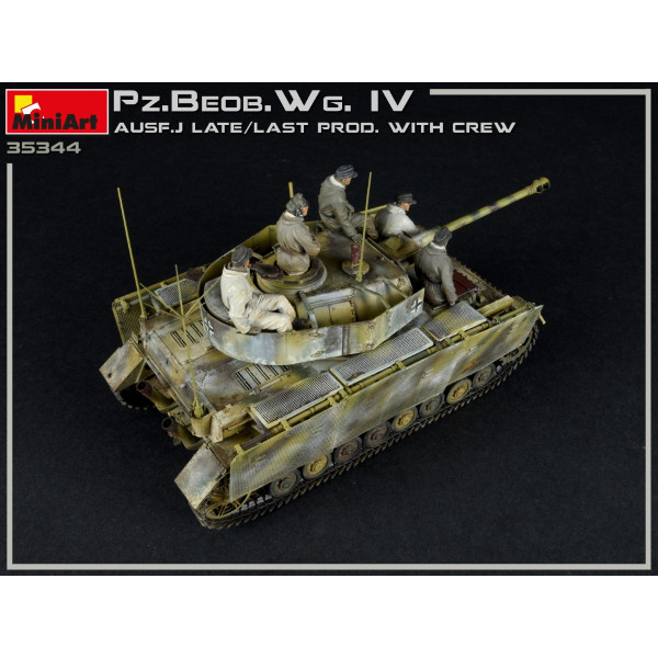 Pz.Beob.Wg.Iv ausf. J пізнє / останнє вироб. 2 в 1 з екіпажем 1/35 MiniArt 35344