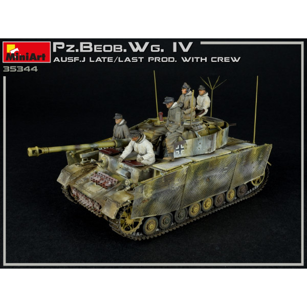 Pz.Beob.Wg.Iv ausf. J пізнє / останнє вироб. 2 в 1 з екіпажем 1/35 MiniArt 35344