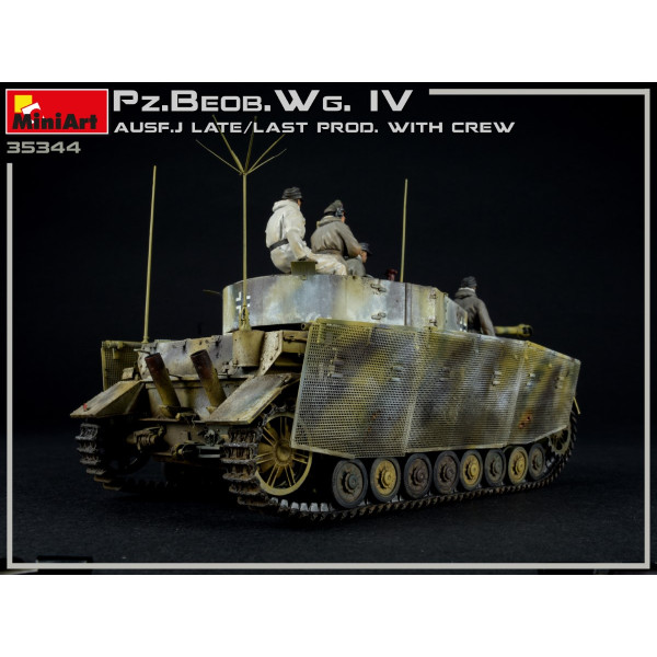 Pz.Beob.Wg.Iv ausf. J пізнє / останнє вироб. 2 в 1 з екіпажем 1/35 MiniArt 35344