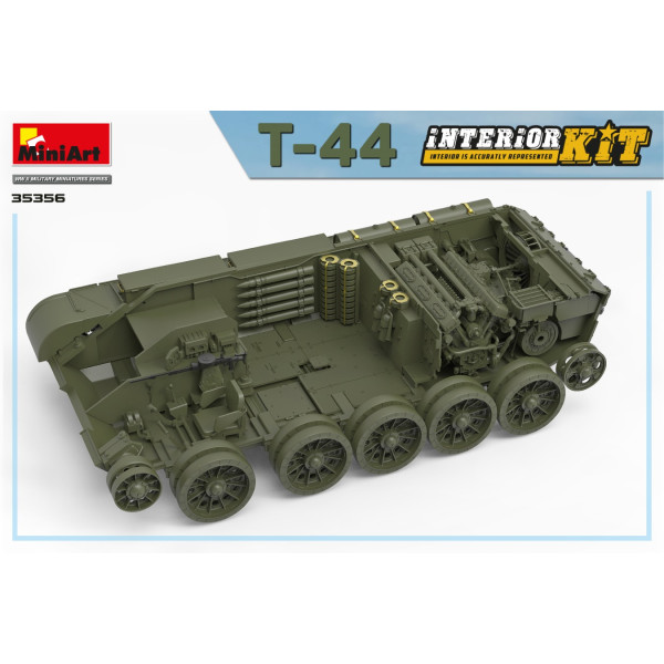 Радянський середній танк Т-44 з інтер'єром 1/35 MiniArt 35356 