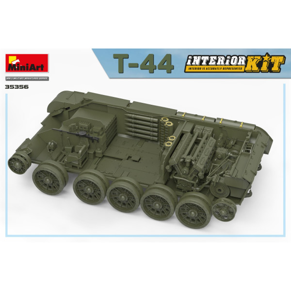 Радянський середній танк Т-44 з інтер'єром 1/35 MiniArt 35356 