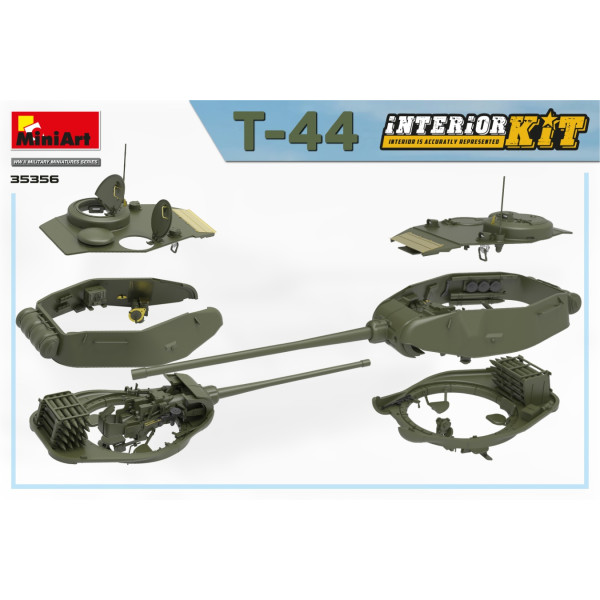 Радянський середній танк Т-44 з інтер'єром 1/35 MiniArt 35356 