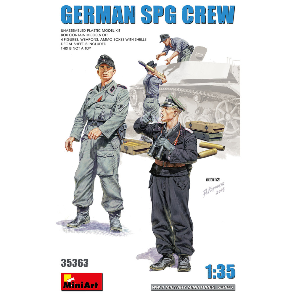 GERMAN SPG CREW 1/35 MiniArt 35363