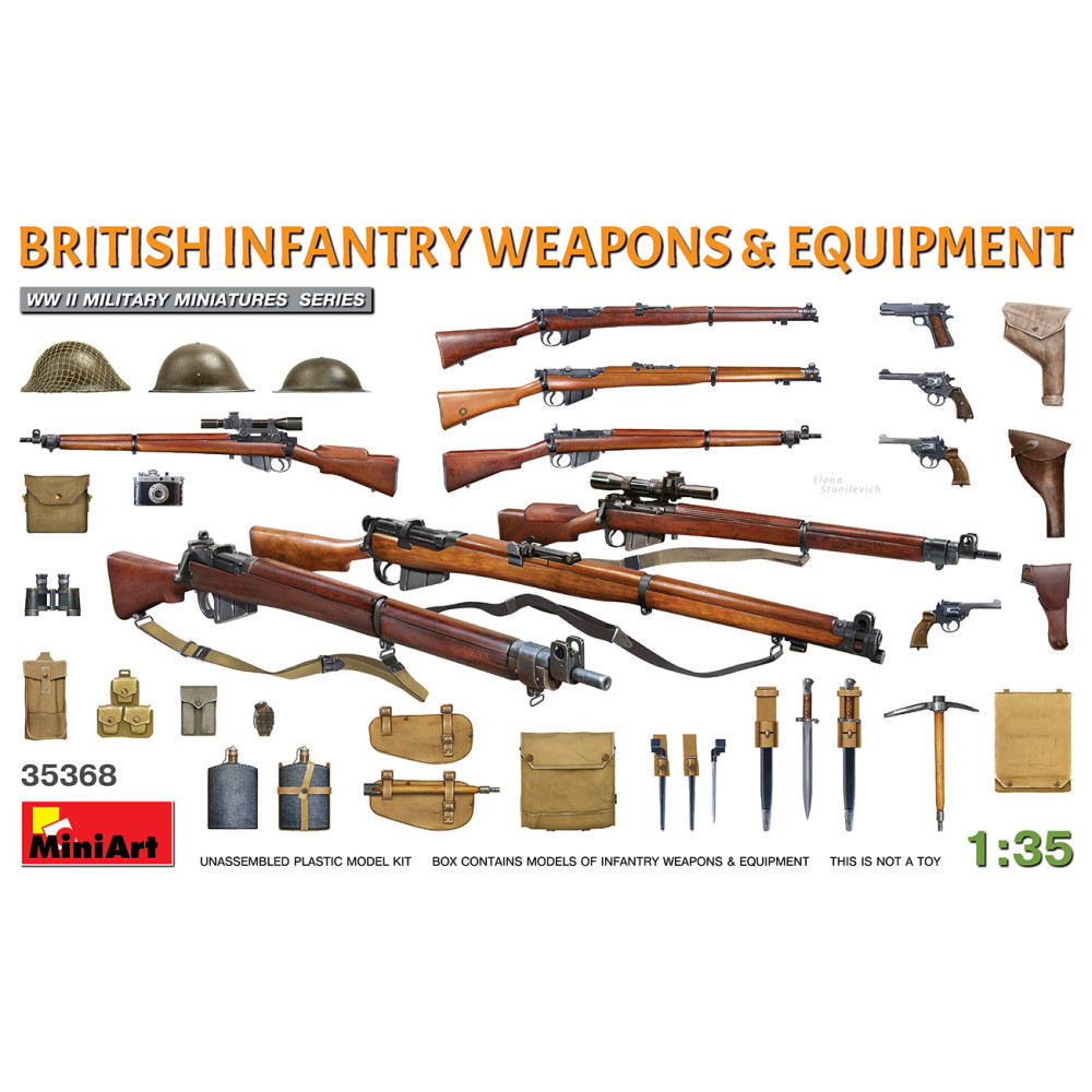 British infantry weapons and equipment 1/35 MiniArt 35368