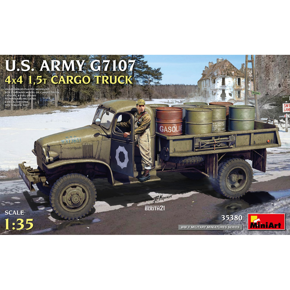 Вантажний автомобіль G7107 4X4 1,5 т армії США 1/35 MiniArt 35380