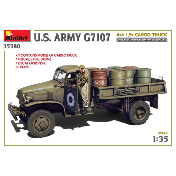 Вантажний автомобіль G7107 4X4 1,5 т армії США 1/35 MiniArt 35380