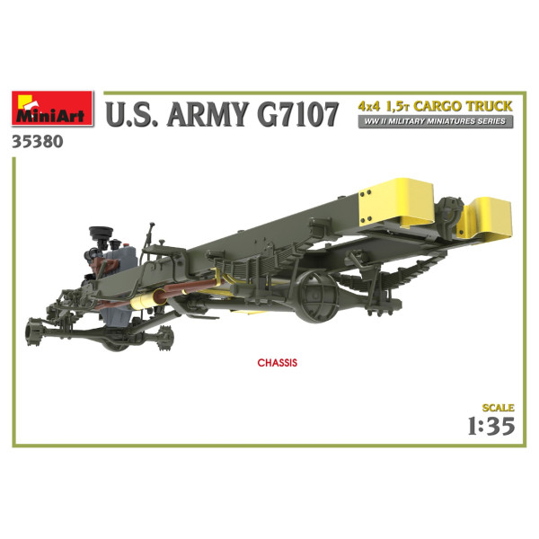 Вантажний автомобіль G7107 4X4 1,5 т армії США 1/35 MiniArt 35380