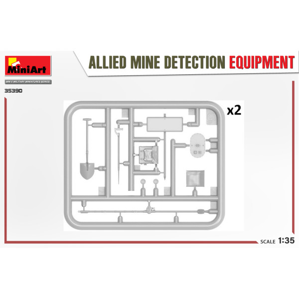 ALLIED MINE DETECTION EQUIPMENT 1/35 MiniArt 35390