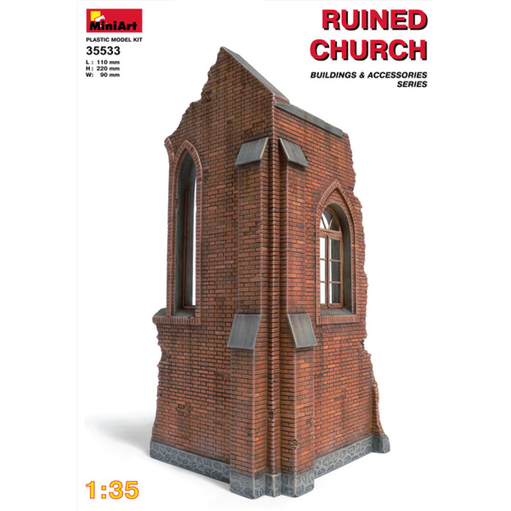 Church ruin 1/35 MiniArt 35533