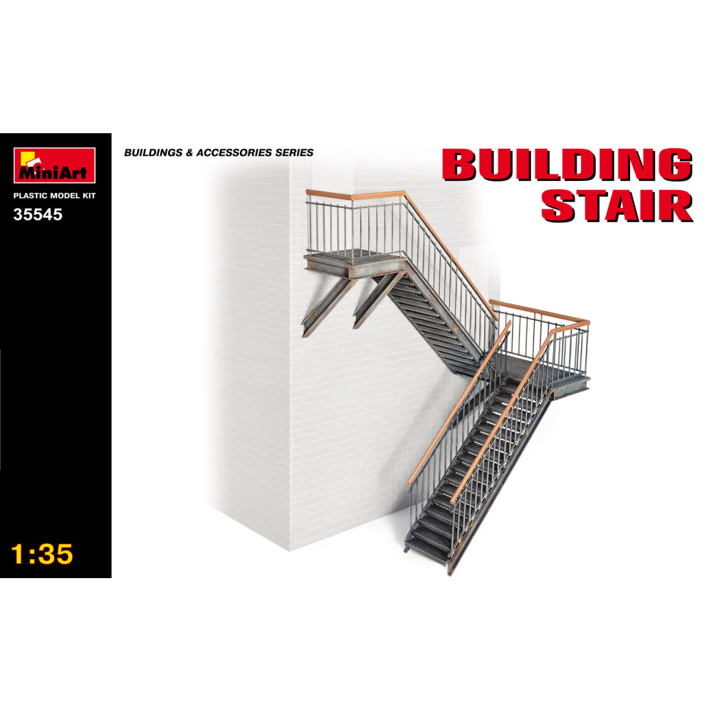 Building stairs 1/35 MiniArt 35545