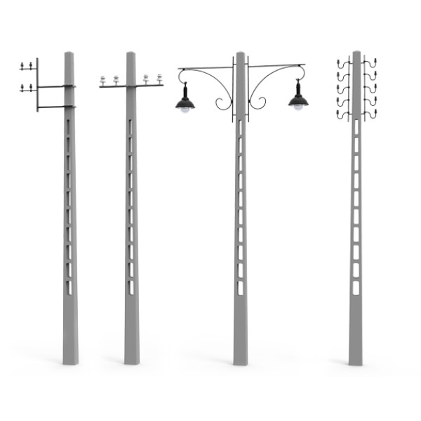 Concrete Telegraph Poles 1/35 MiniArt 35563
