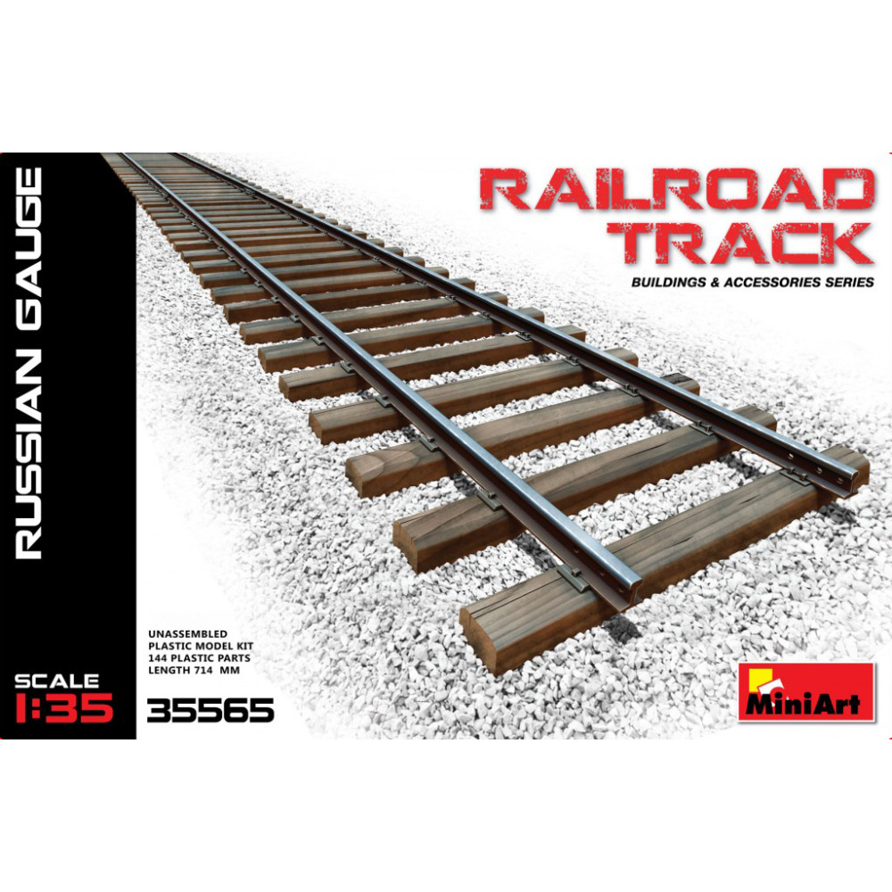 Railroad track. Russian gauge 1/35 MiniArt 35565