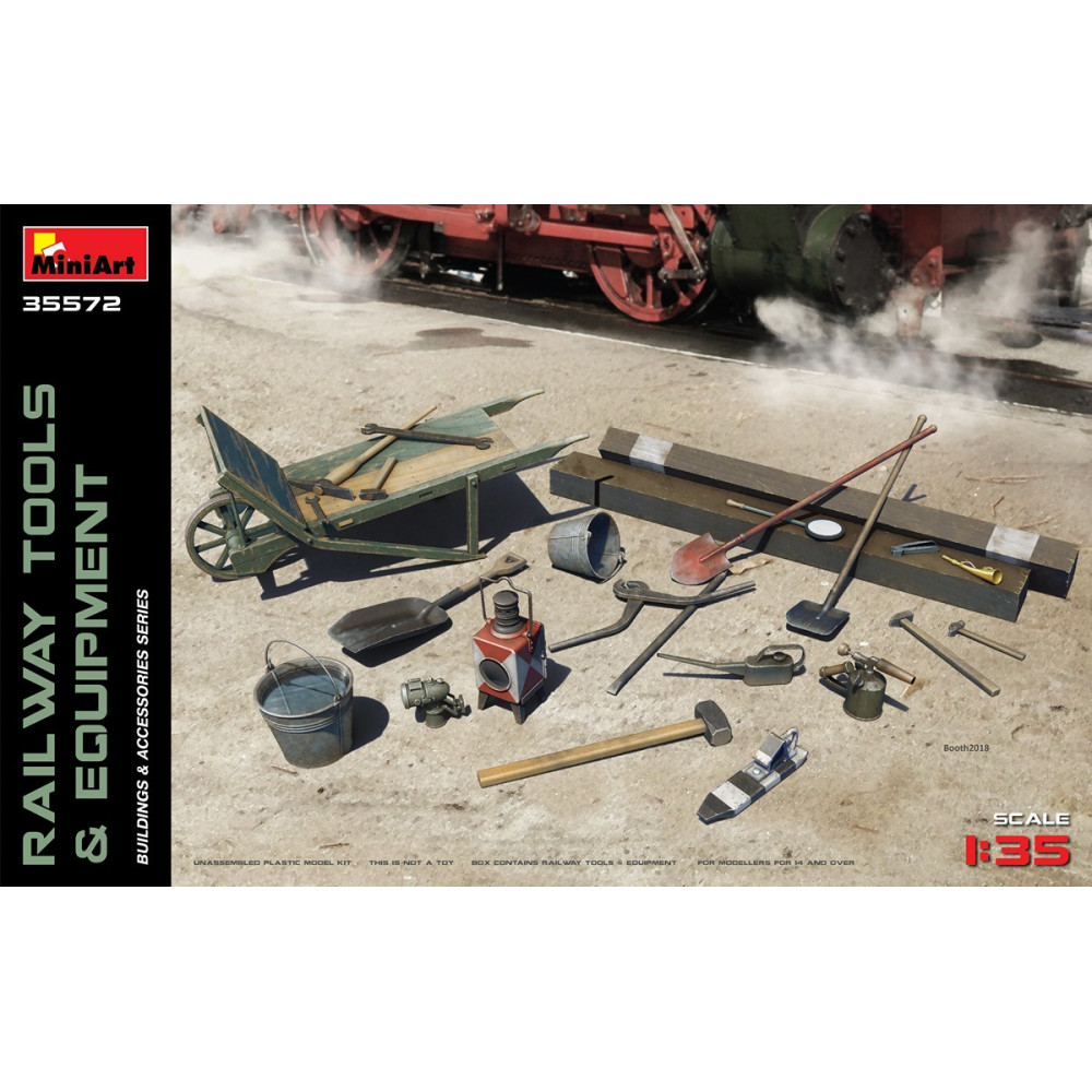 Railway Tools & Equipment 1/35 MiniArt 35572