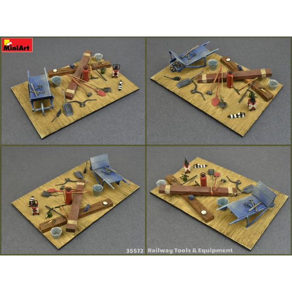 Railway Tools & Equipment 1/35 MiniArt 35572