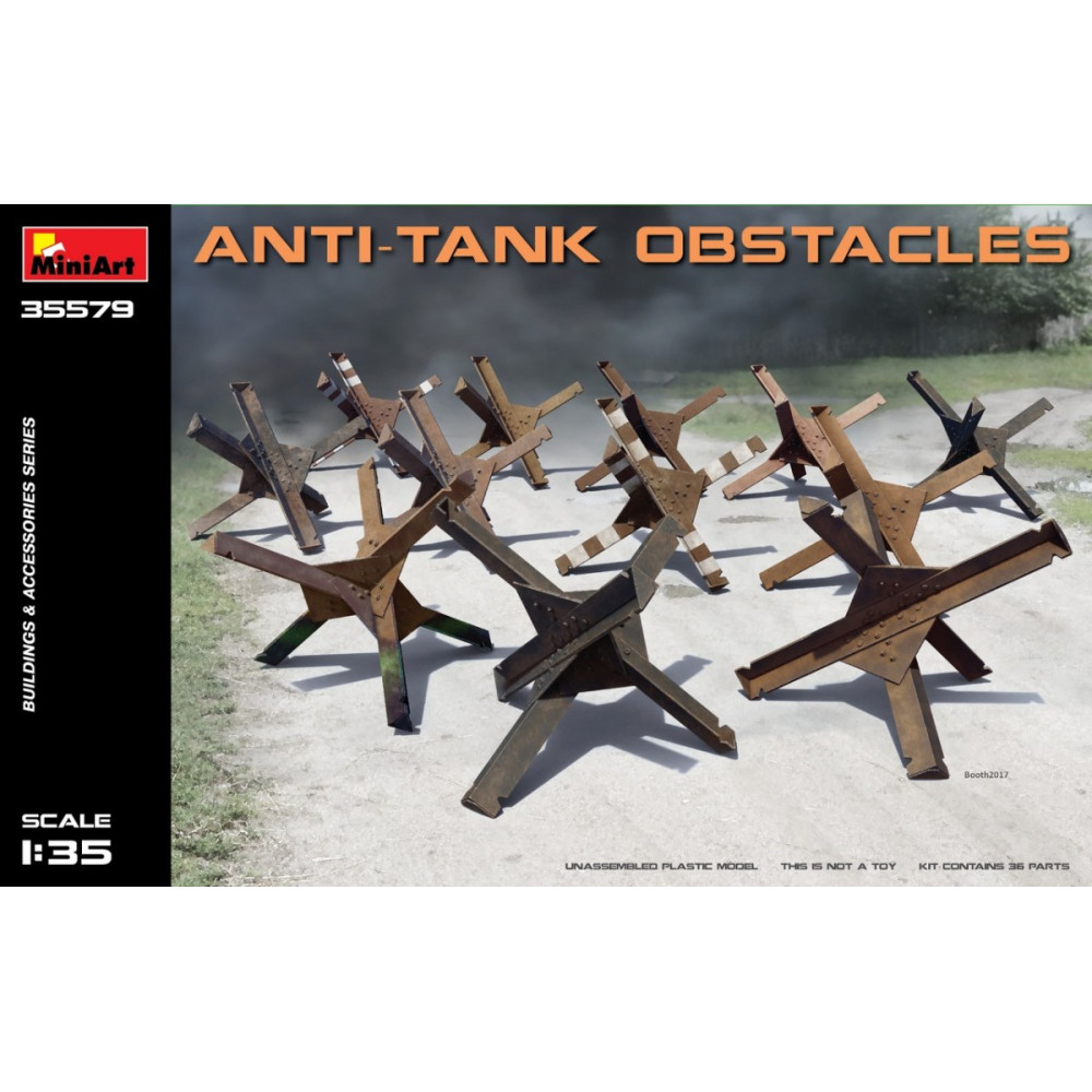Anti-Tank Obstacles 1/35 MiniArt 35579