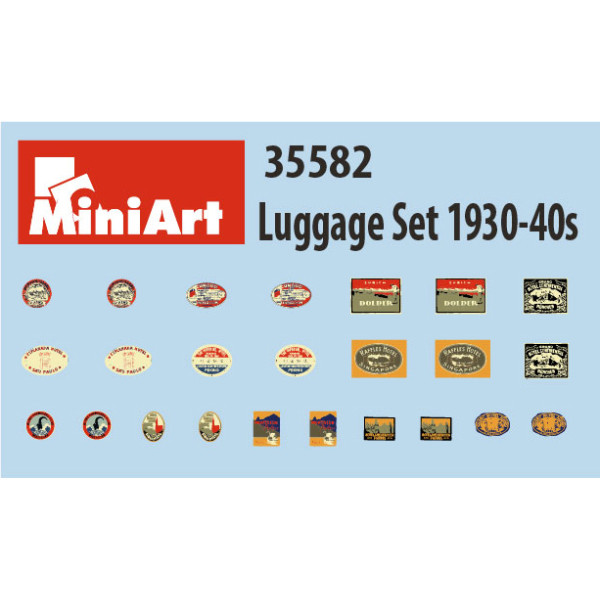Набір багажу 1930-40х 1/35 MiniArt 35582