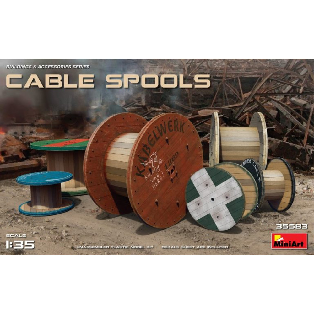 Cable Spools 1/35 MiniArt 35583