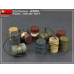 200 Liter Fuel Drum Set   1/35 MiniArt 35597