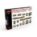 British rucksacks, bags & folded canvas WW2 1/35 MiniArt 35599