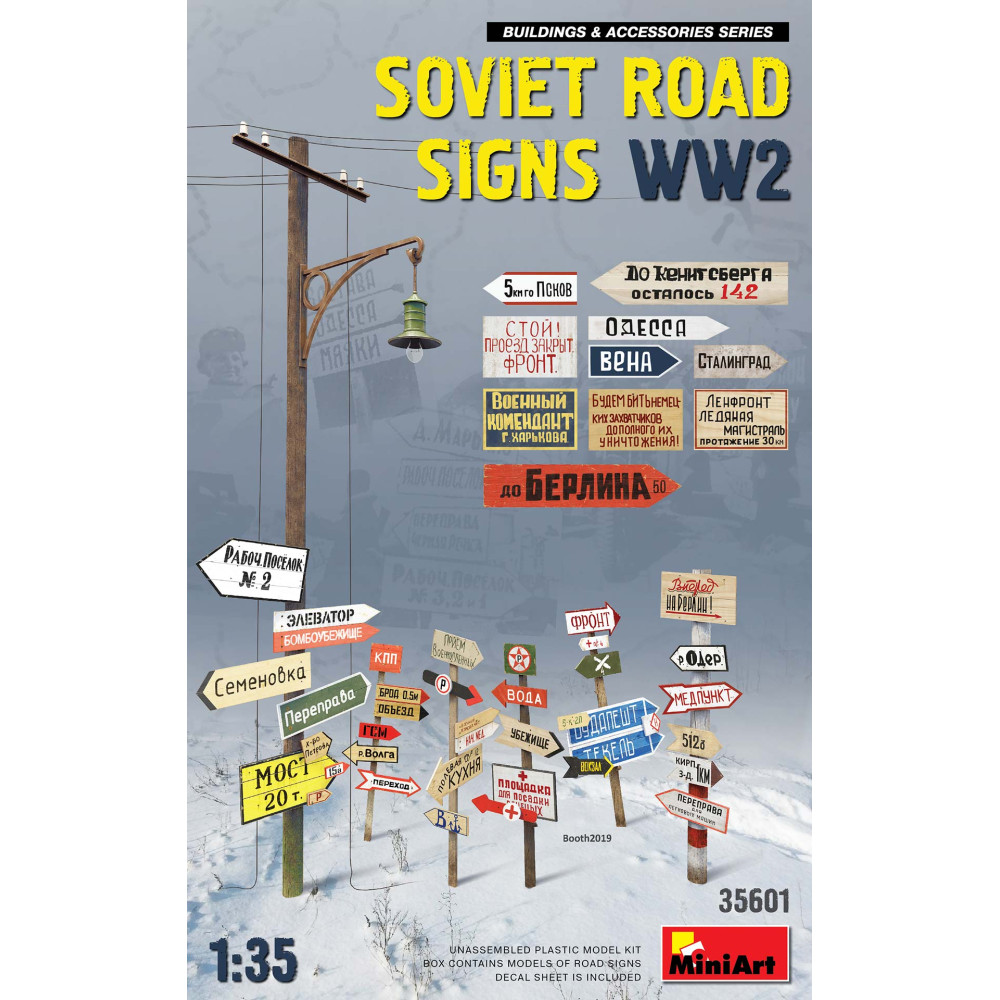 Soviet Road Signs  1/35 MiniArt 35601