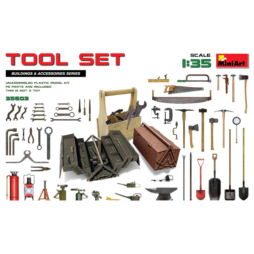 Tool Set 1/35 MiniArt 35603