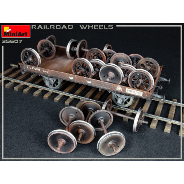 Railroad wheels 1/35 MiniArt 35607