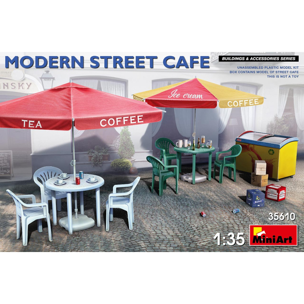 Modern Street Cafe 1/35 MiniArt 35610