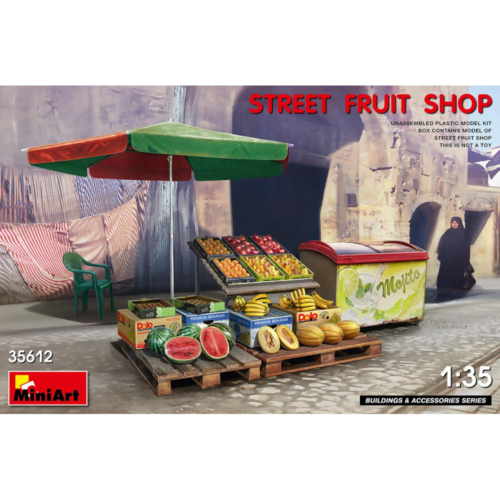 Street Fruit Shop 1/35 MiniArt 35612