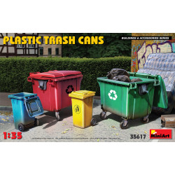 Plastic trash cans 1/35 MiniArt 35617