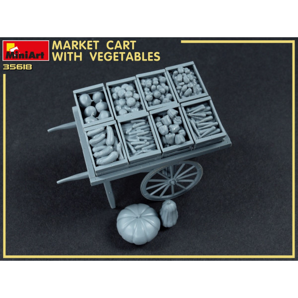 Ринковий візок з овочами 1/35 MiniArt 35623