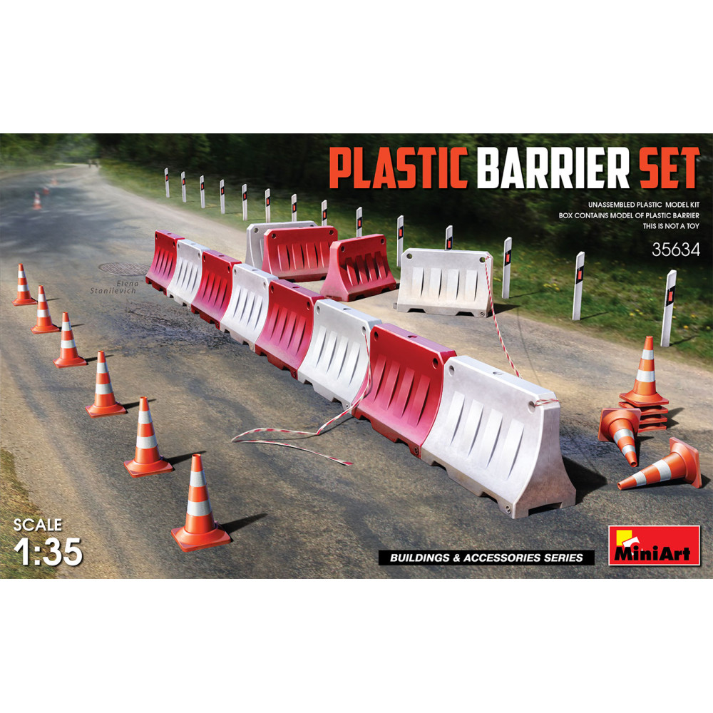PLASTIC BARRIER SET 1/35 MiniArt 35634