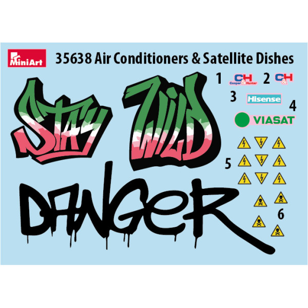 Air Conditioners & Satellite Dishes 1/35 MiniArt 35638
