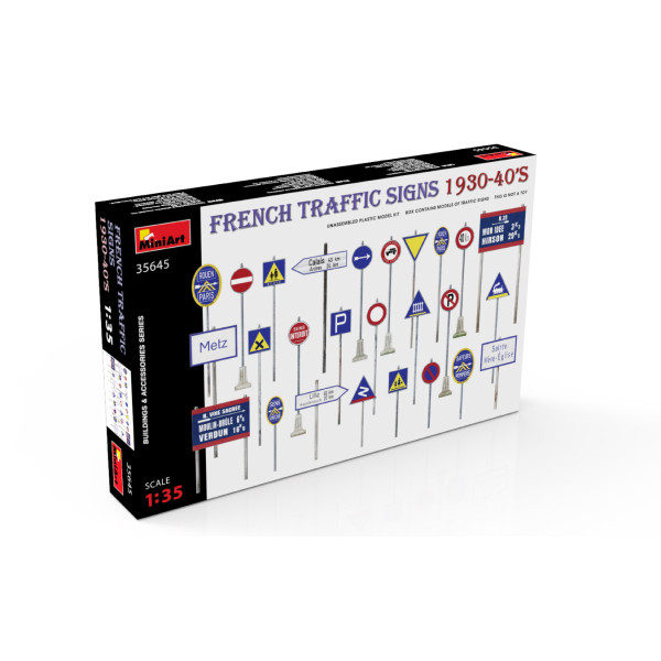 FRENCH TRAFFIC SIGNS 1930-40’s 1/35 MiniArt 35645