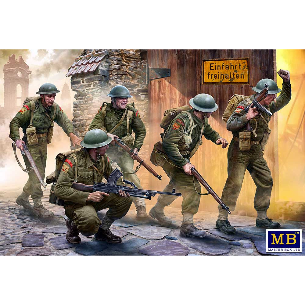 British Infantry. Western Europe. 1944-1945 1/35 MasterBox 3585