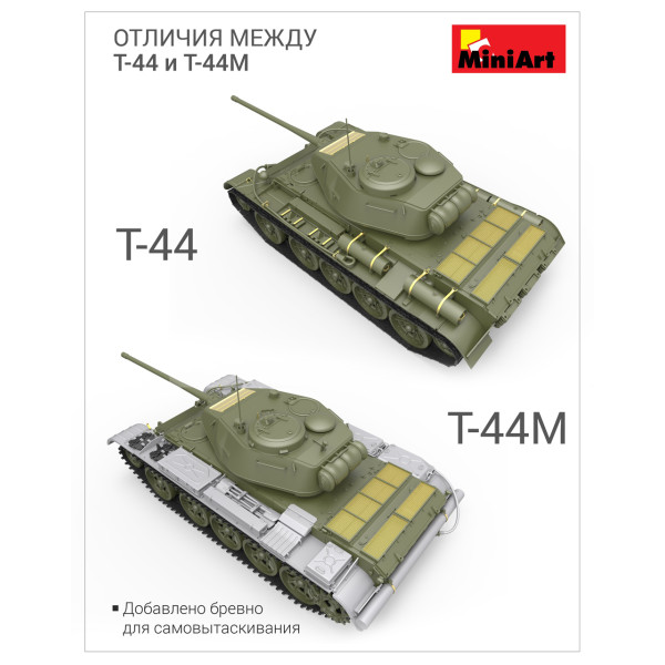 Радянський середній танк Т-44M  1/35 MiniArt 37002