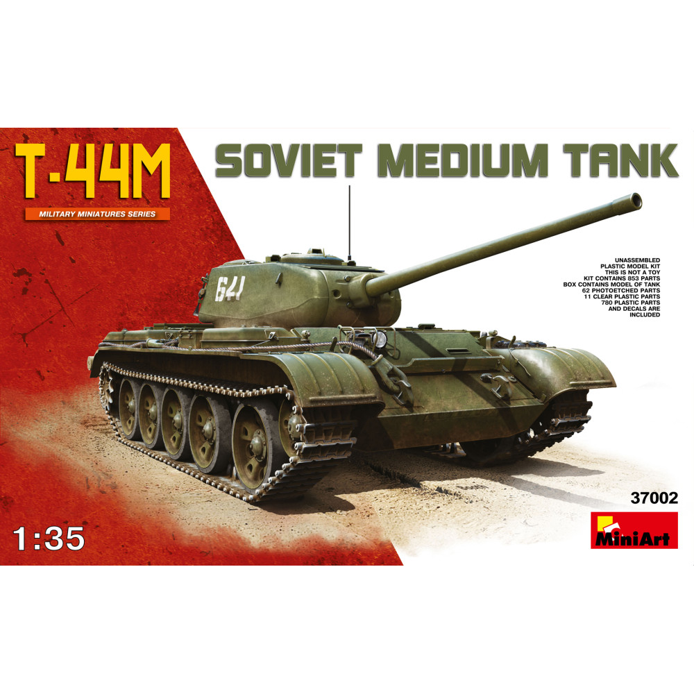 Радянський середній танк Т-44M  1/35 MiniArt 37002