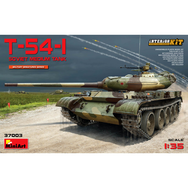 T-54-1 Радянський середній танк  1/35 MiniArt 37003