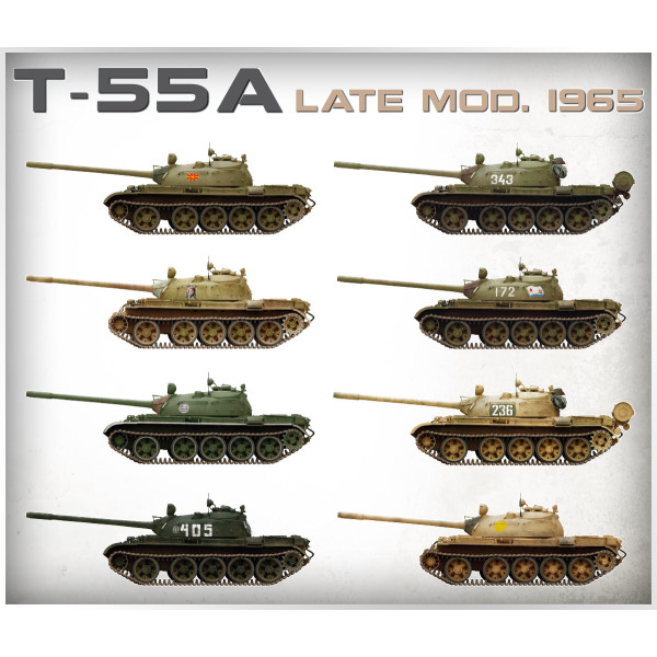 Т-55А пізніх модифікацій 1965 р 1/35 MiniArt 37023