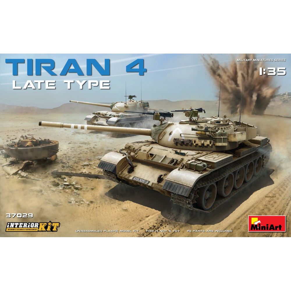 Модель Танка ТИРАН 4 пізнього типу. з інтер'єром 1/35 MiniArt 37029
