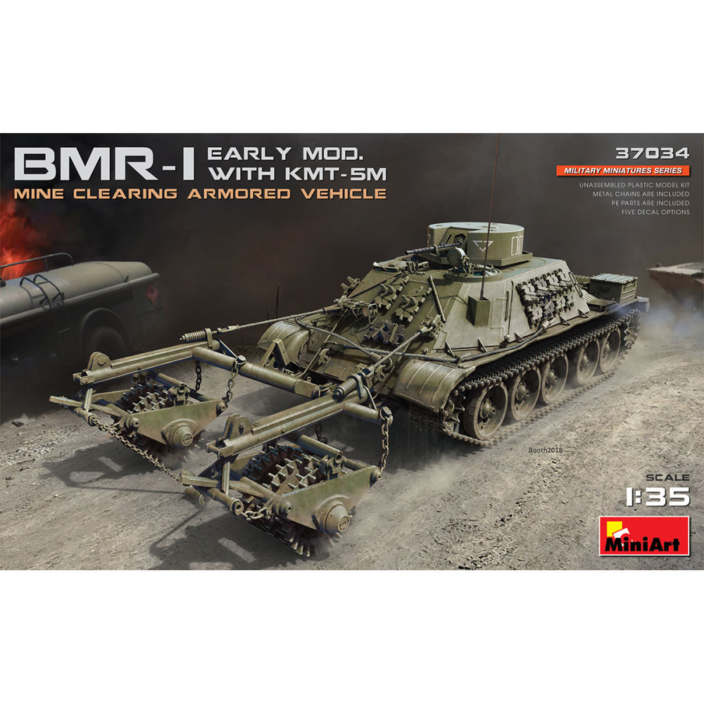 Броньована машина БМР-1 ранніх випусків з КМТ-5М 1/35 MiniArt 37034