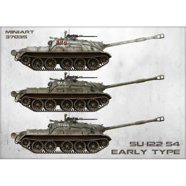 СУ-122-54 раннього типу 1/35 MiniArt 37035