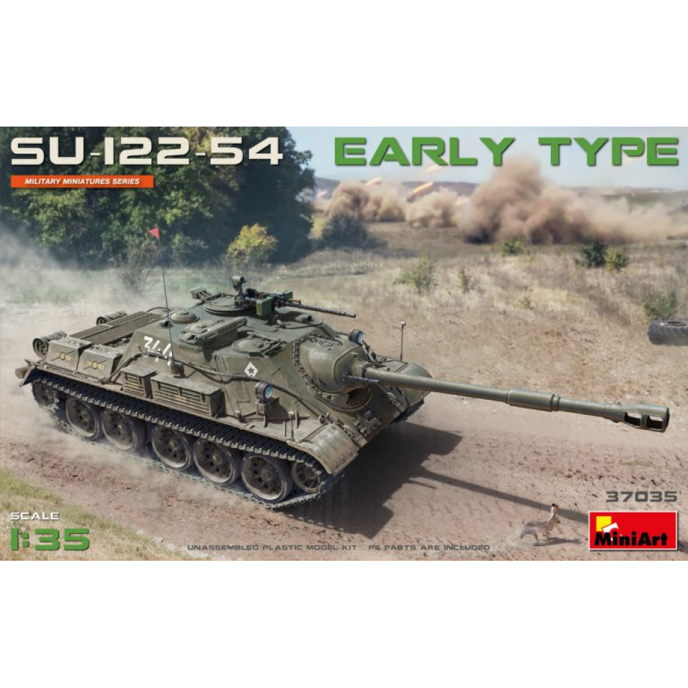 СУ-122-54 раннього типу 1/35 MiniArt 37035 СУ-122-54 раннього типу 1/35 MiniArt 37035