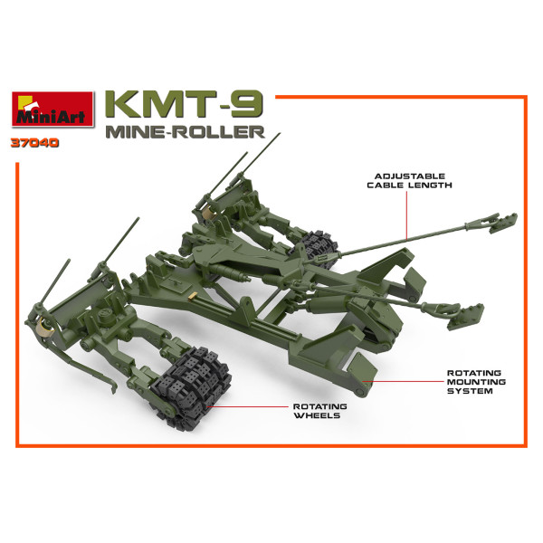 Колійний мінний трал КМТ-9 MiniArt 37040
