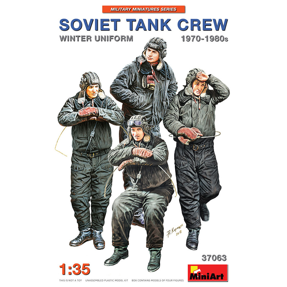 Радянський Танковий Екіпаж 1970-80р. в Зимній уніформі 1/35 MiniArt 37063