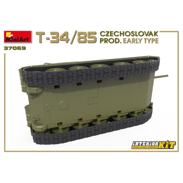  Т-34/85 Чехословацького Виробництва. Раннього Типу. з Інтер'єром 1/35 MiniArt 37069