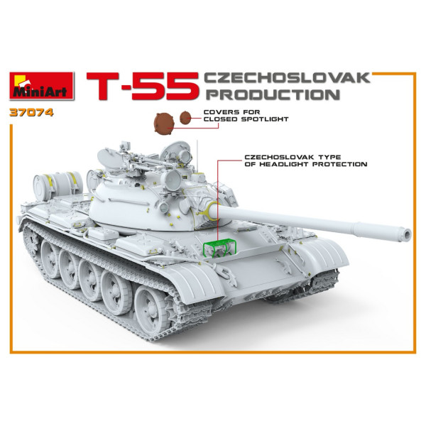 Т-55 Чехословацького Виробництва 1/35 MiniArt 37074